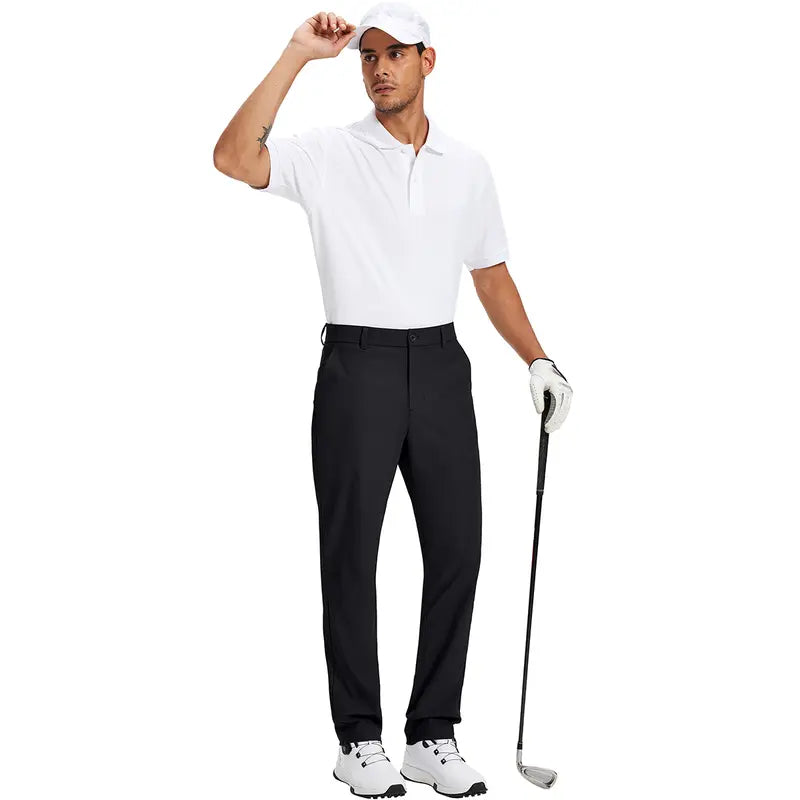 👍🔥Limited-Time Promotion-Stretch Dress Pants No Iron Golf Pants