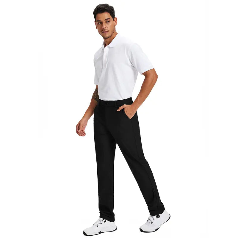 👍🔥Limited-Time Promotion-Stretch Dress Pants No Iron Golf Pants