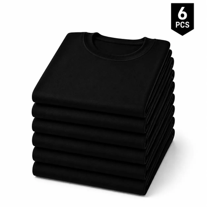 12-Pack$39.99 ;6-Pack$29.99 Great Value Stock Up ;Men's 180 GSM Crew Neck Short-Sleeve T-Shirts - Black, White Color Options t shirts for men clothing fashion plain style t shirt packs for men 12pack t shirts for men summer shirts,back to school,sohochic