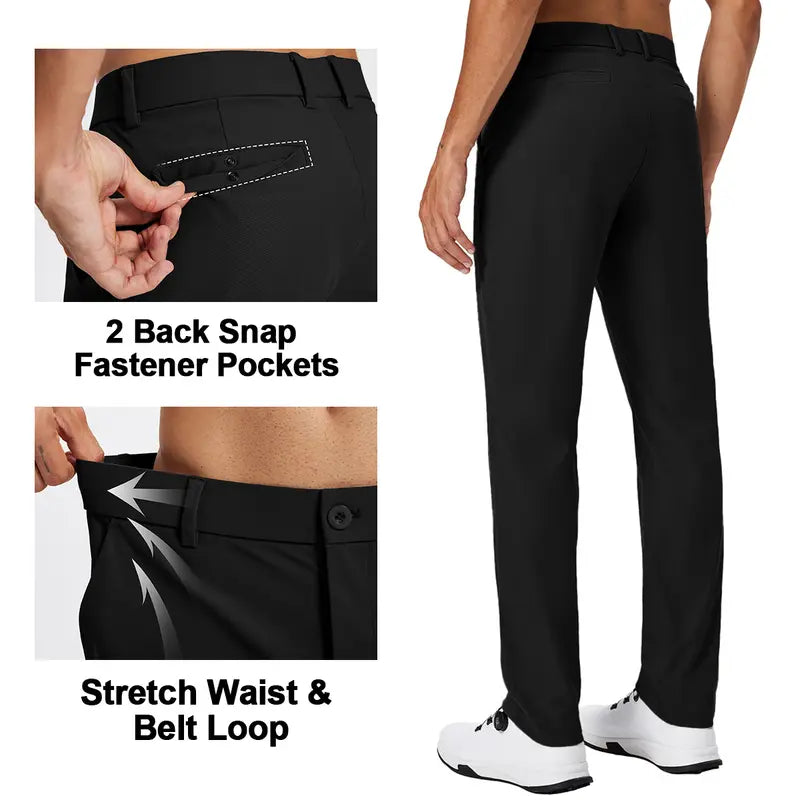 👍🔥Limited-Time Promotion-Stretch Dress Pants No Iron Golf Pants