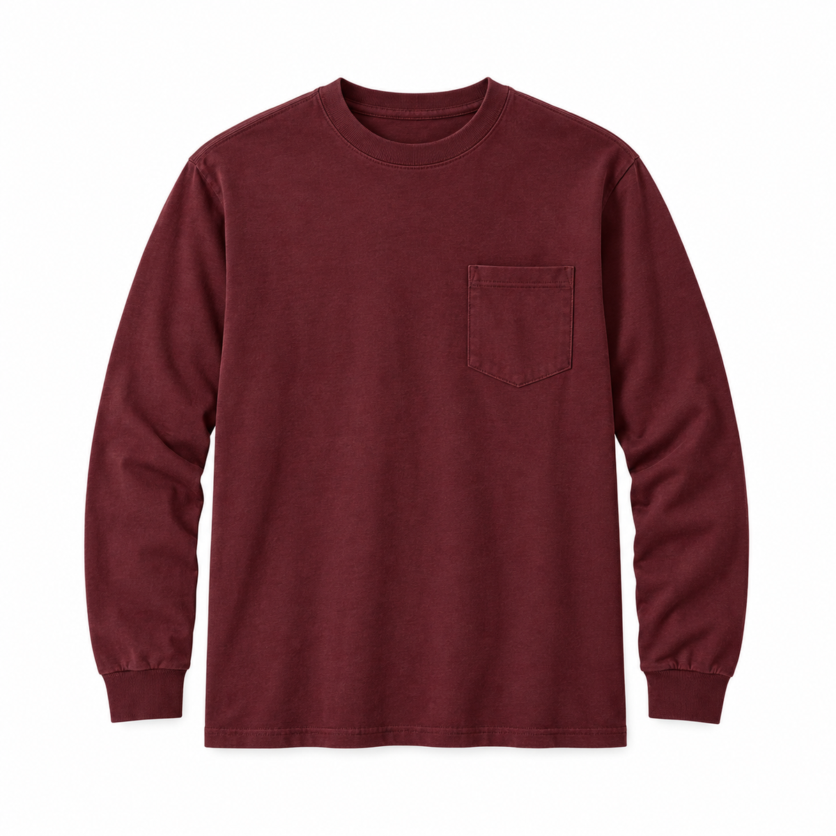 🔥Men's Heavyweight Cotton Pocket T-Shirt – Relaxed Fit Everyday Casual Tee | Big & Tall Available