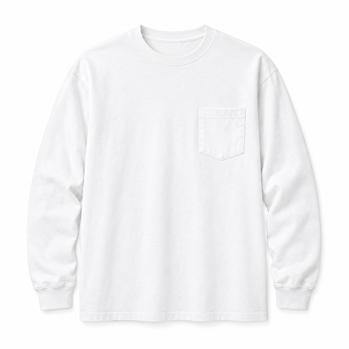 🔥Men's Heavyweight Cotton Pocket T-Shirt – Relaxed Fit Everyday Casual Tee | Big & Tall Available
