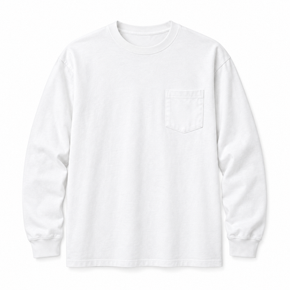 🔥Men's Heavyweight Cotton Pocket T-Shirt – Relaxed Fit Everyday Casual Tee | Big & Tall Available