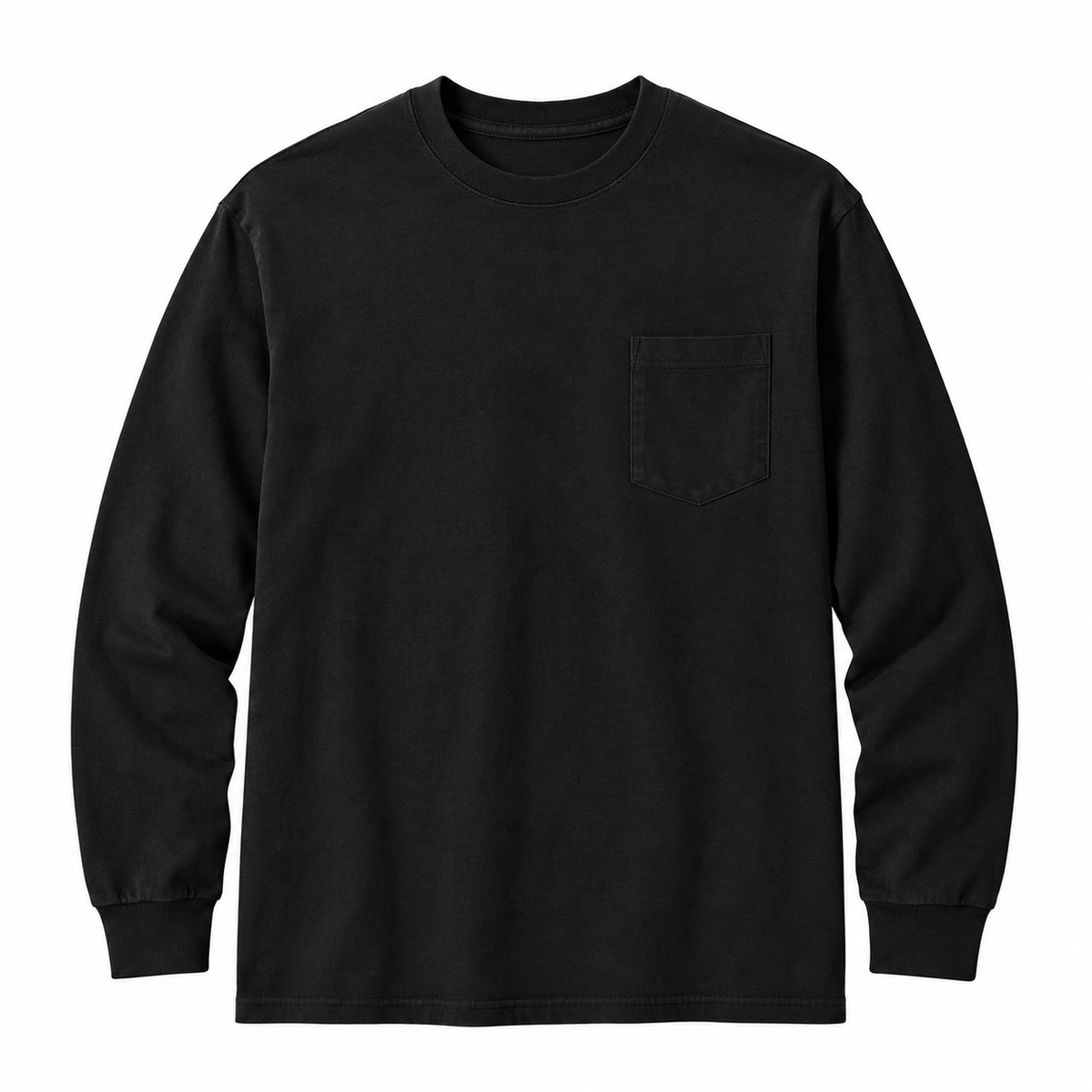 🔥Men's Heavyweight Cotton Pocket T-Shirt – Relaxed Fit Everyday Casual Tee | Big & Tall Available