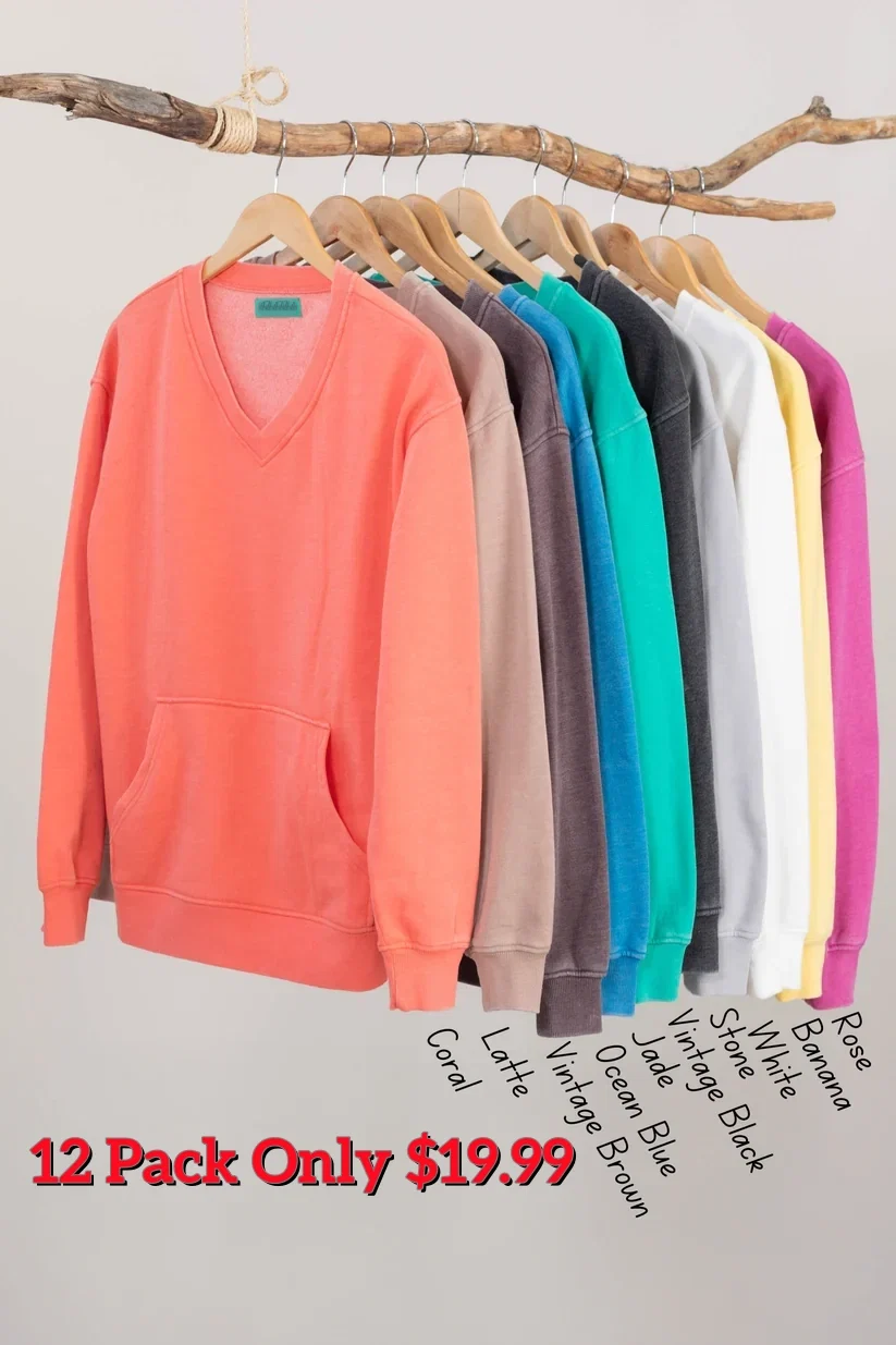 Soft Comfort V-Neck Sweatshirt