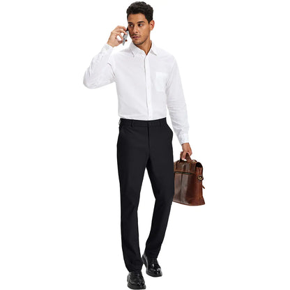 👍🔥Limited-Time Promotion-Stretch Dress Pants No Iron Golf Pants